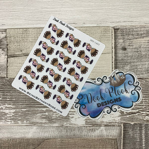 Black Woman - Hair Appointment Stickers (DPD1403)