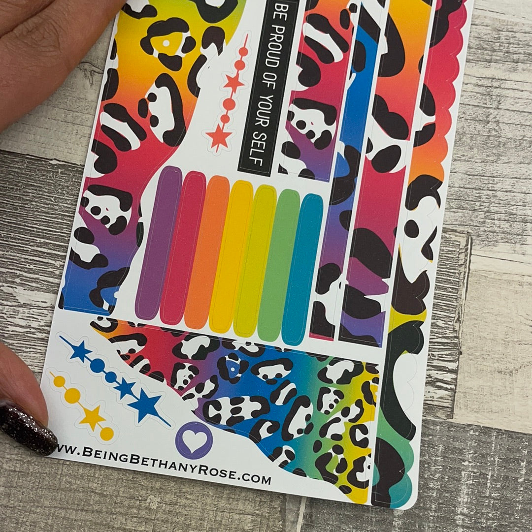 (0687) Passion Planner Daily Wave stickers - Hallie