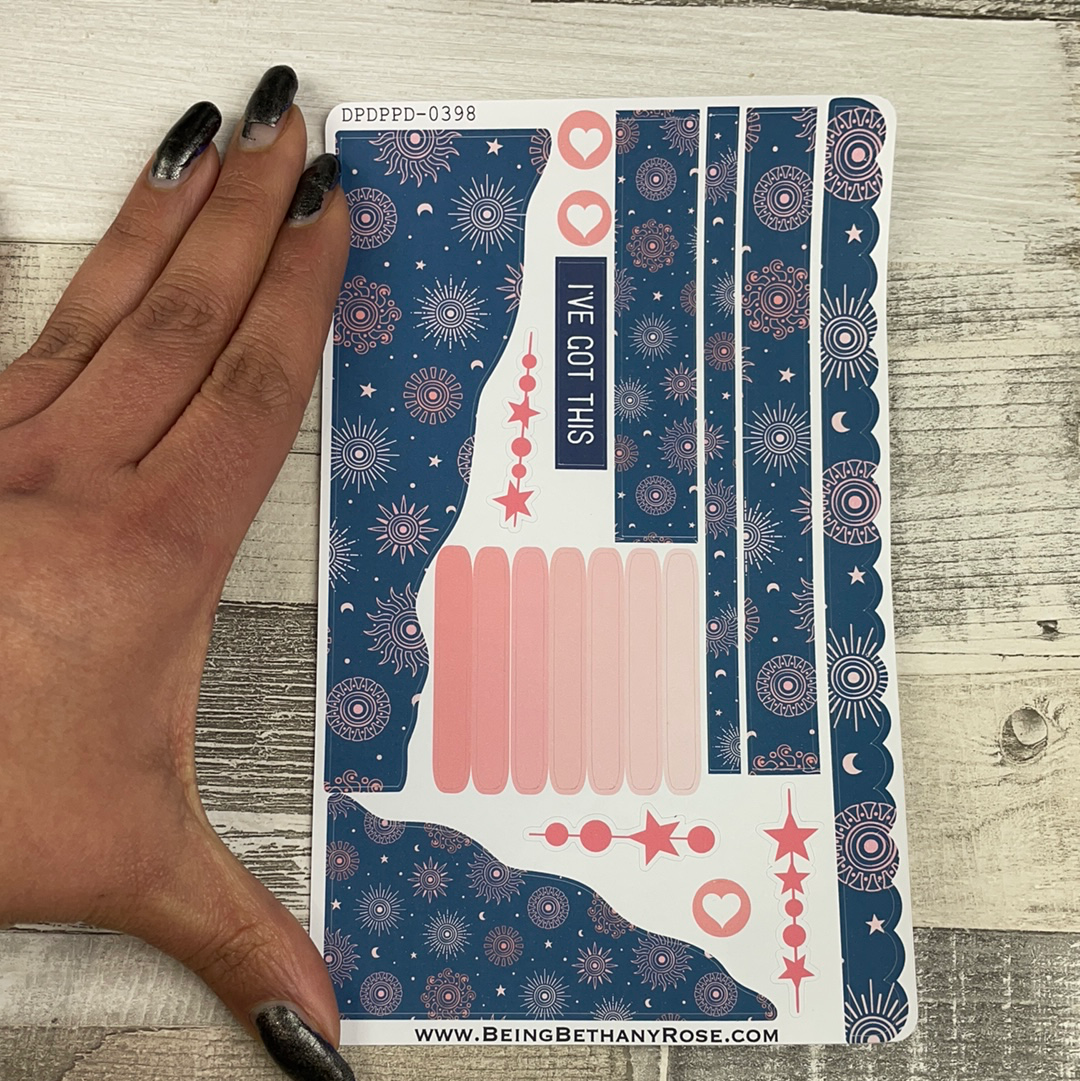 (0398) Passion Planner Daily Wave stickers - Styled Sun