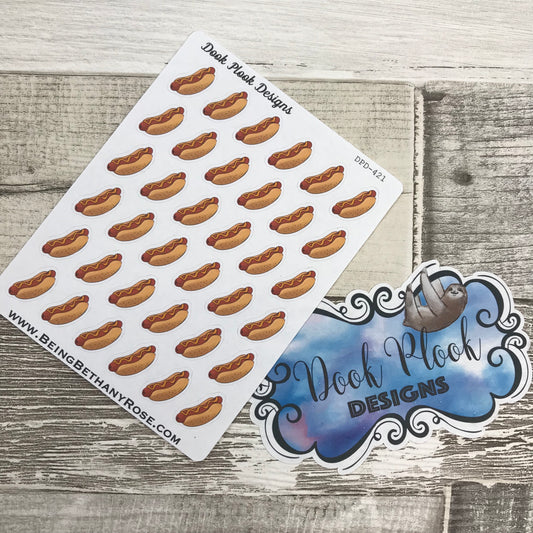 Hot dog stickers  (DPD421)