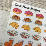 Breakfast items stickers (DPD898)