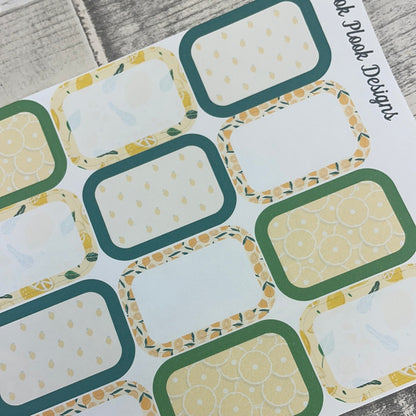 Layla Lemon half box stickers (DPD2532)