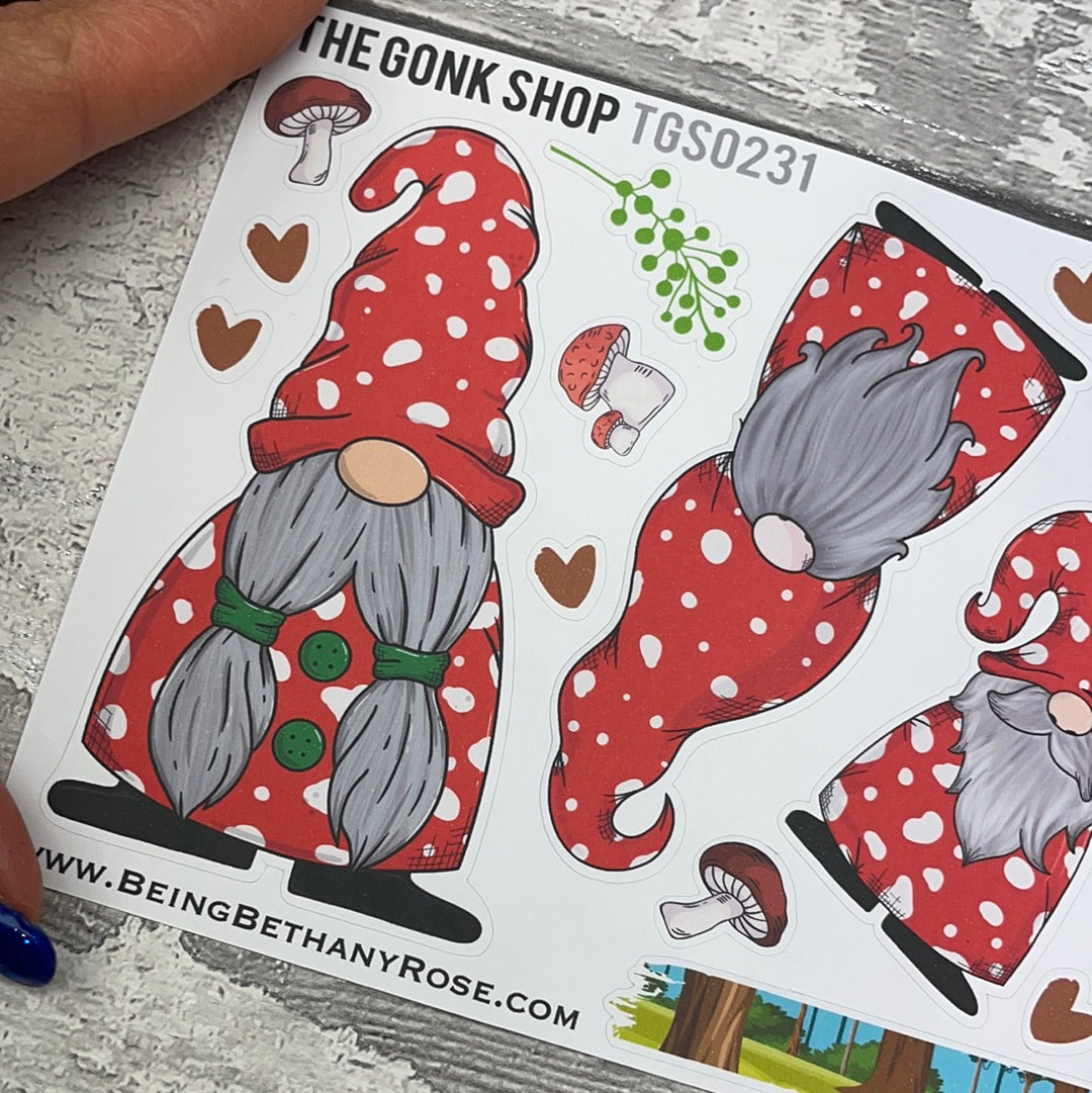 Michone Mushroom Gonk Stickers (TGS0231)