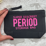 Super Discreet Period storage Bag - Tampon, pad, sanitary bag / Period Bag