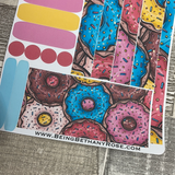 (0335) Passion Planner Daily stickers - Donut sprinkle