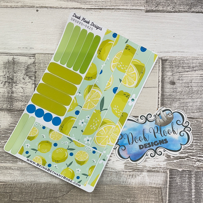 (0425) Passion Planner Daily stickers - Lime