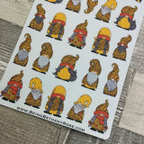Cosy Autumn Gonk Character Stickers Mixed (DPD-2265)