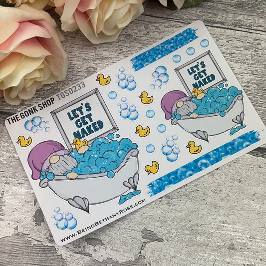 Bath time Gonk Stickers (TGS0233)