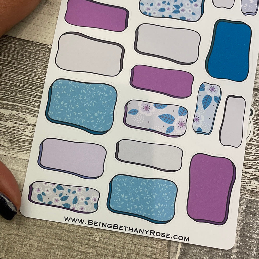 Elana Hand drawn box stickers (DPD2404)