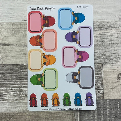 Rainbow Gonk Gretel box stickers (DPD2267)