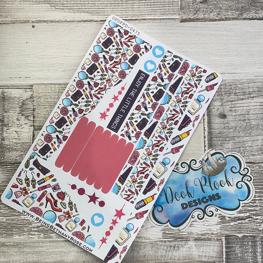 (0475) Passion Planner Daily Wave stickers - Shopping Trip