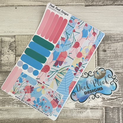 (0314) Passion Planner Daily stickers - candy flowers