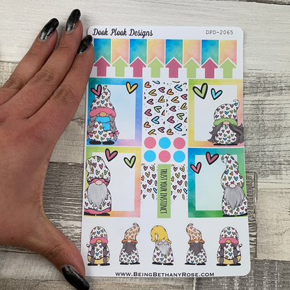 Bold Hearts Gonk functional stickers  (DPD2065)