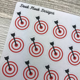 Target stickers for Erin Condren, Plum Paper, Filofax, Kikki K (DPD276)