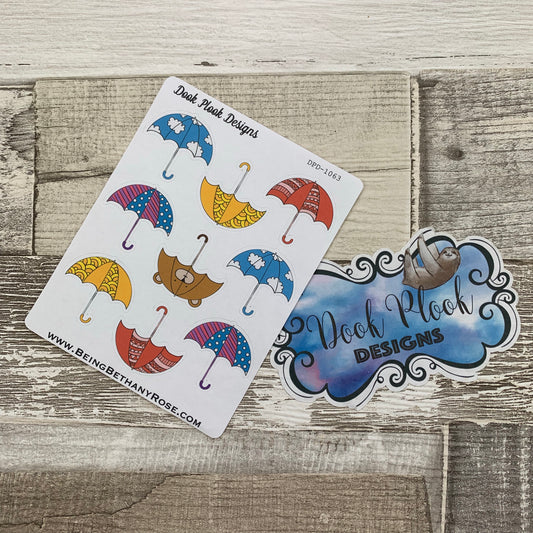 Cute umbrella stickers  (DPD1063)