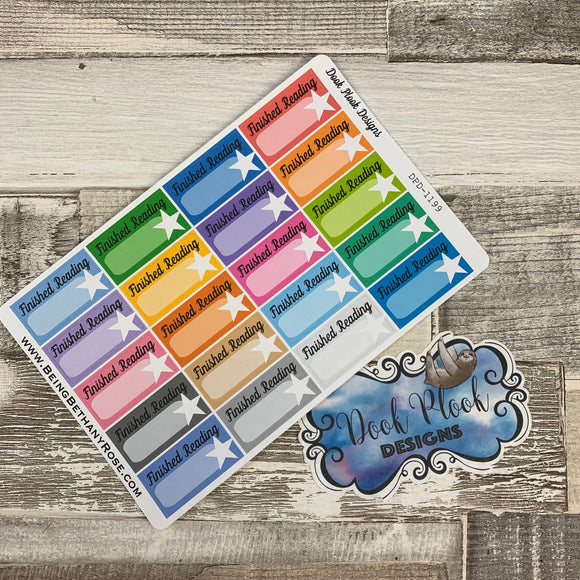 Book review / books tracker stickers (DPD-1199)