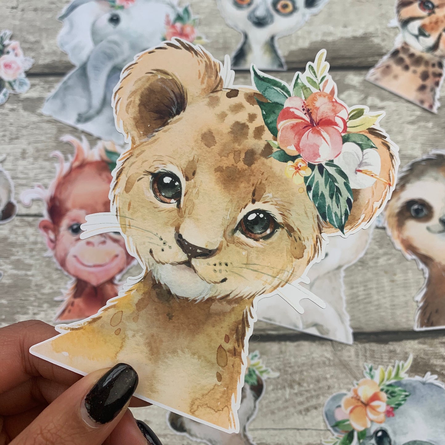 Lion cub Die cut