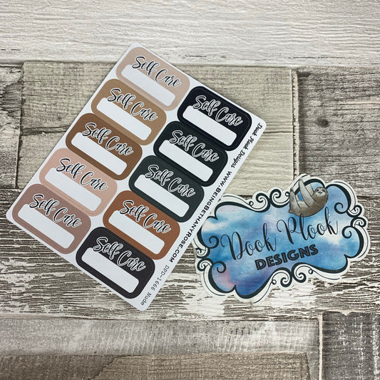 Selfcare boxes stickers Nude colour (DPD1666)