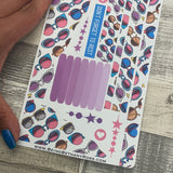 (0476) Passion Planner Daily Wave stickers - Sunglasses
