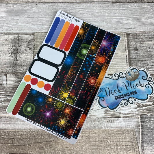 (0215) Passion Planner Daily stickers - Firework