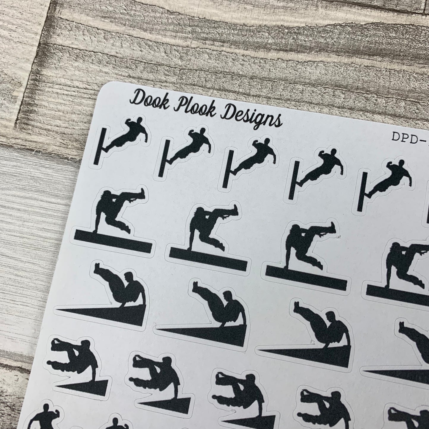 Parkour stickers (DPD1050)