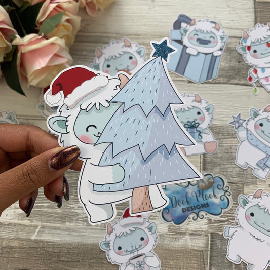 Yeti (Tree) Die cut