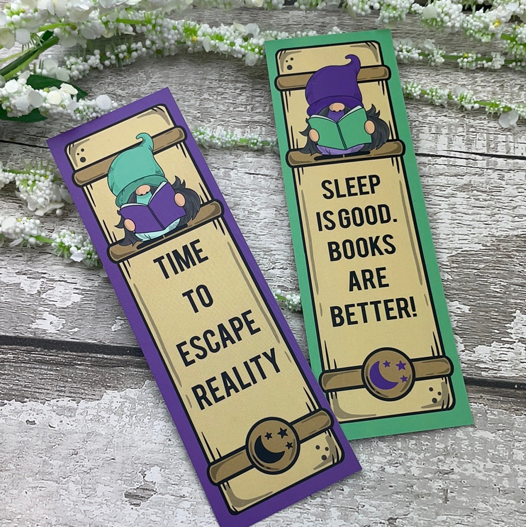 Bookmark - Time to Escape / Sleep is Good