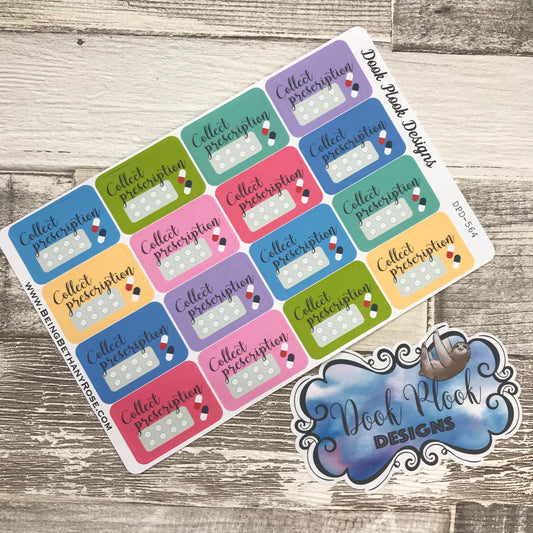 Collect prescription stickers (DPD564)