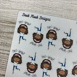 Black Woman - Friday Stickers (DPD1406)