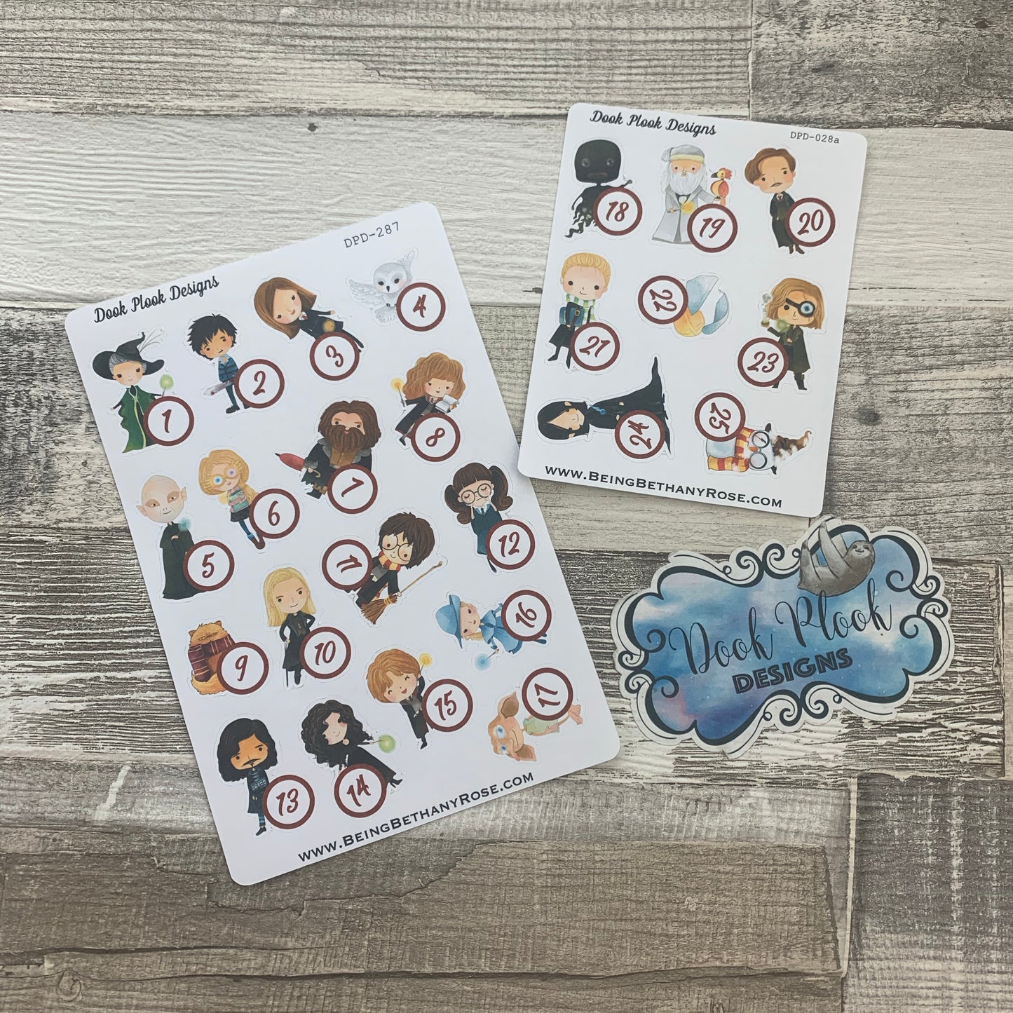 Wizard Countdown / Advent stickers (DPD1509)