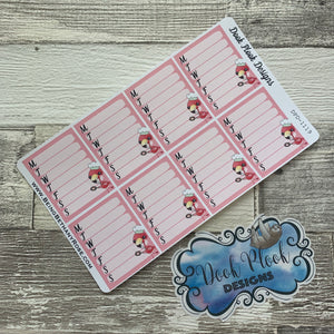 Weekly Meal Planning Frankie the Flamingo stickers (DPD1119)