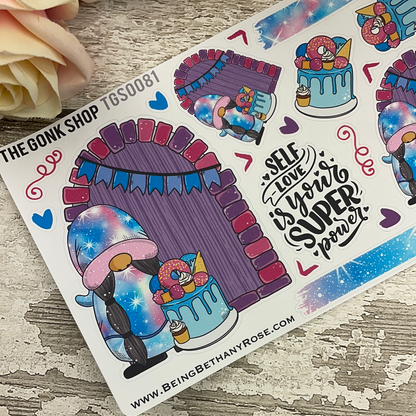 Birthday Door Gretel Gonk Stickers (TGS0081)