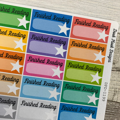 Book review / books tracker stickers (DPD-1199)