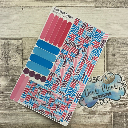 (0442) Passion Planner Daily stickers - squiggly lines