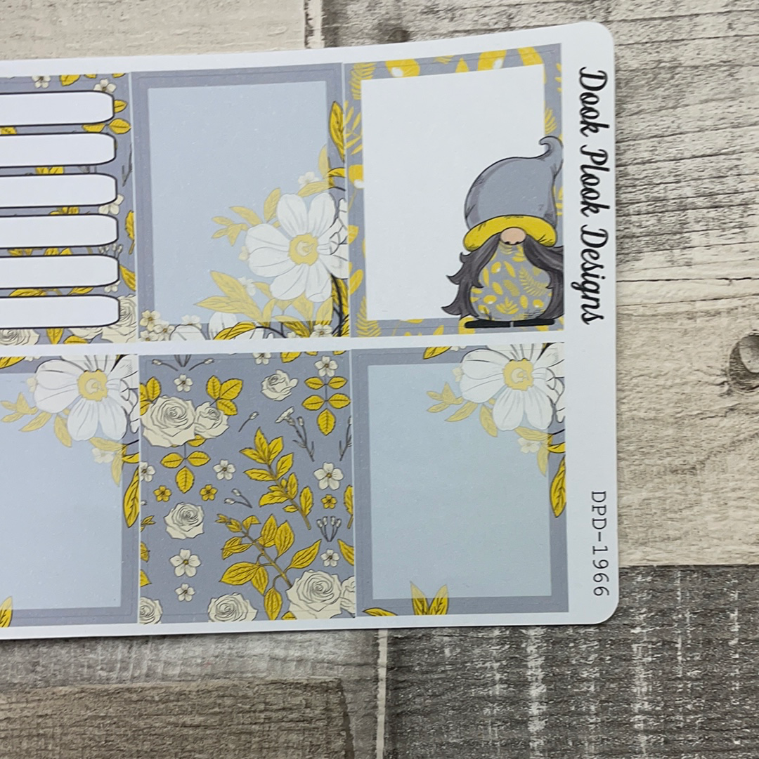 Yellow Flower Gonk full box stickers (DPD1966)