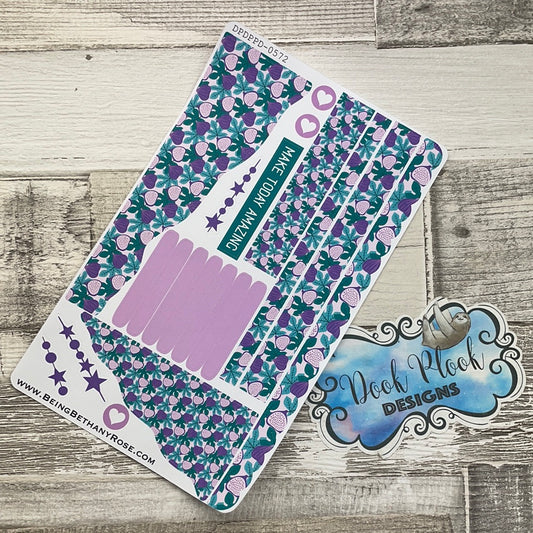 (0572) Passion Planner Daily Wave stickers - Make Today Amazing