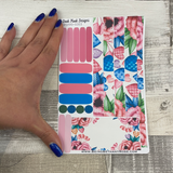 (0303) Passion Planner Daily stickers - blue hearts
