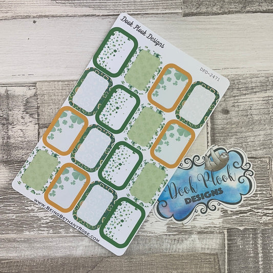 Quinn half box stickers - St Patricks Day (DPD2471)