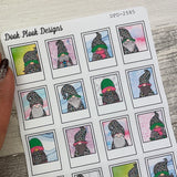 Hallie Gonk Character Polaroid Stickers (DPD-2585)