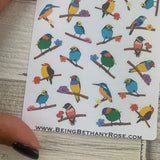 Decorative bird stickers (DPD768)