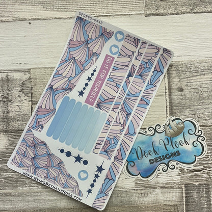 (448) Passion Planner Daily Wave stickers - pastel fans