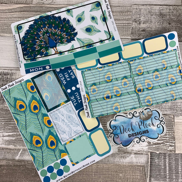 Peacock Passion Planner Week Kit (DPD1844)