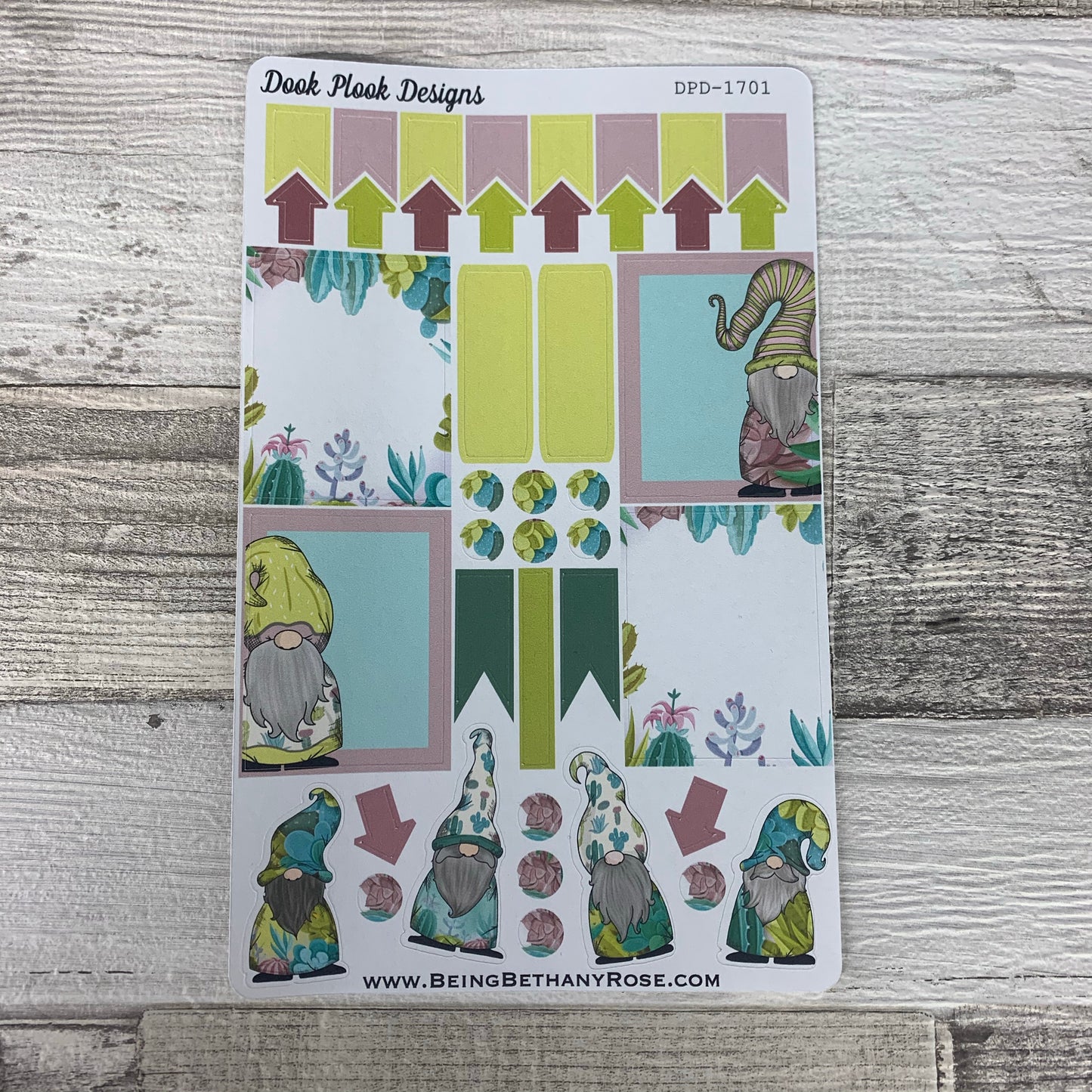 Cactus Gonk functional stickers  (DPD1701)