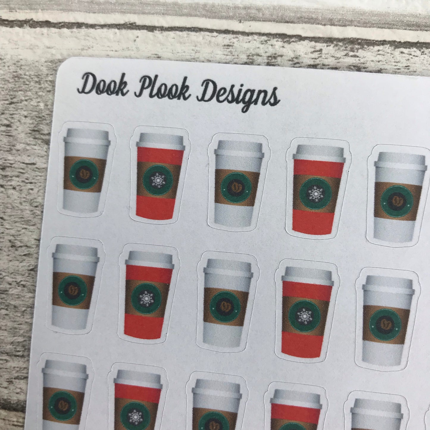 Coffee lovers stickers  (DPD313abc)