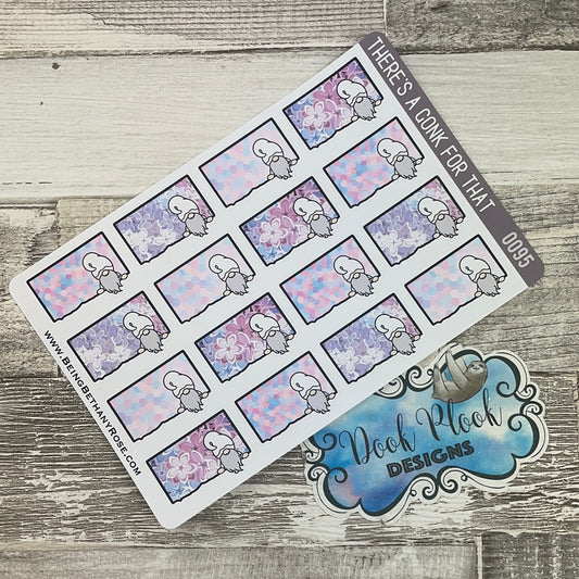 Purple Haze Ripped Notes Peeping Gnorman Sticker (GFT-0095)