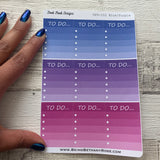 To do boxes (ombre colours) for Erin Condren (DPD102)