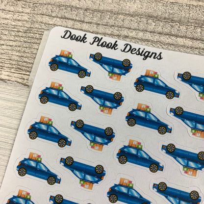 Packed car stickers  (DPD325)