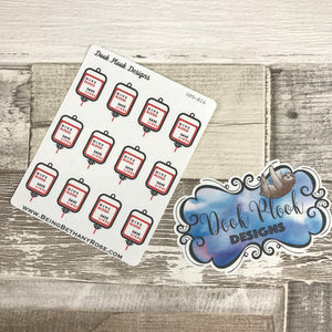 Give blood stickers (DPD816)