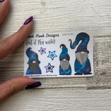 Out of this world galaxy Gonk stickers (Small Sampler Size) A783