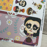 Erin Condren Month Note Pages (Day of the Dead)